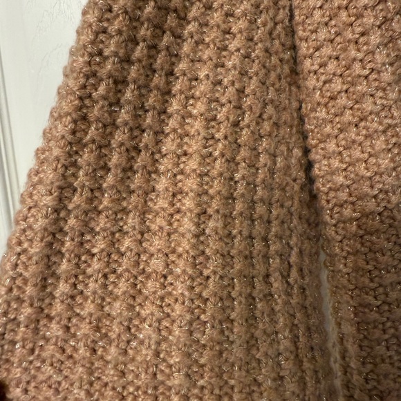 Lilly Pulitzer Camel Cardigan with Faux Fur Trim - Picture 7 of 8